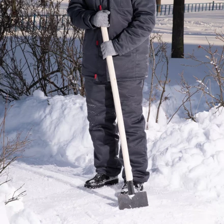 Ледоруб-скребок Сибртех 61664, 200 мм, 1 кг, деревянный черенок, Россия купить в Ижевске