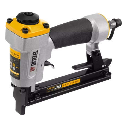 Степлер пневматический Denzel  PS8016 для прямоугольных скоб 21GA от 6 до 16 мм 57400 купить в Ижевске