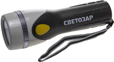 Фонарь СВЕТОЗАР "UPITER" ручной с пластмассовым корпусом и ремешком, ксеноновая лампа, 2xD SV-56375 купить в Ижевске
