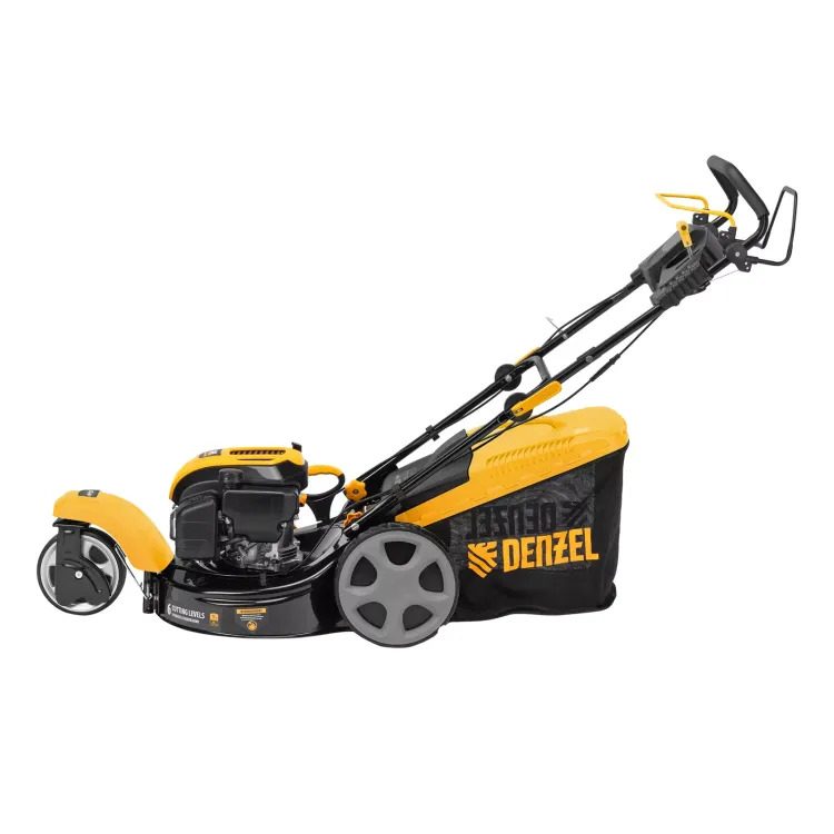 Бензиновая газонокосилка Denzel GLT-460SP-T, Trike 149 см3, 46 см, привод, панель, 60л (58810) купить в Ижевске