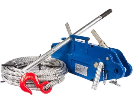 Лебедка рычажная тросовая TOR МТМ 3200 3,2 т L=20м (стальной корпус) 1002529 купить в Ижевске