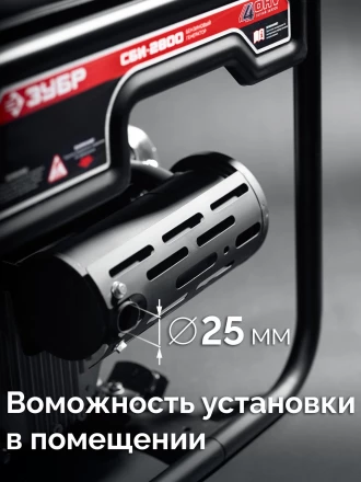 ЗУБР 2800 Вт, инверторный генератор (СБИ-2800) купить в Ижевске