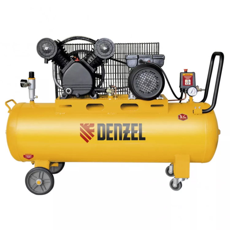 Компрессор масляный ременный Denzel DRV2200/100 58088 купить в Ижевске