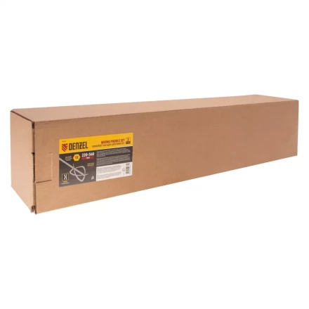 Комплект насадок для строительного миксера Denzel 84839, 2шт., 220х560 мм, оцинкованные, хвостовик HEX13 купить в Ижевске