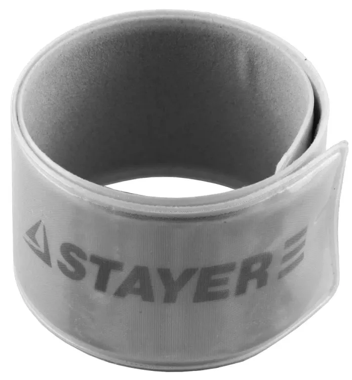 Браслет STAYER "MASTER" светоотражающий, самофиксирующийся, серый 11630-G купить в Ижевске
