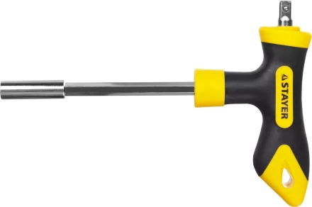 Набор STAYER &quot;MASTER&quot; &quot;HERCULES&quot;: Отвертка реверсивная, Т-образная отвертка-битодержатель, адаптер для торц голов, 43 предм 25084-H43 купить в Ижевске