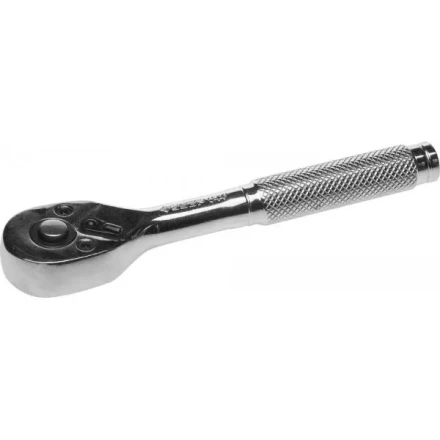 Трещотка для торцовых головок ЗУБР &quot;МАСТЕР&quot;, Сr-V сталь, 72 зубца, цельнометаллическая, 1/4&quot; 27739-1/4 купить в Ижевске