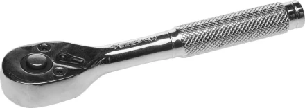 Трещотка для торцовых головок ЗУБР &quot;МАСТЕР&quot;, Сr-V сталь, 72 зубца, цельнометаллическая, 1/4&quot; 27739-1/4 купить в Ижевске