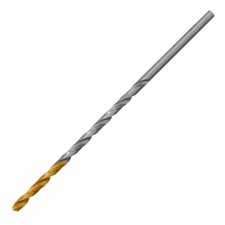 Сверло спиральное по металлу 3 х 100 мм, Р6М5, Golden Tip, удлиненное, 2шт. Denzel 718247 купить в Ижевске