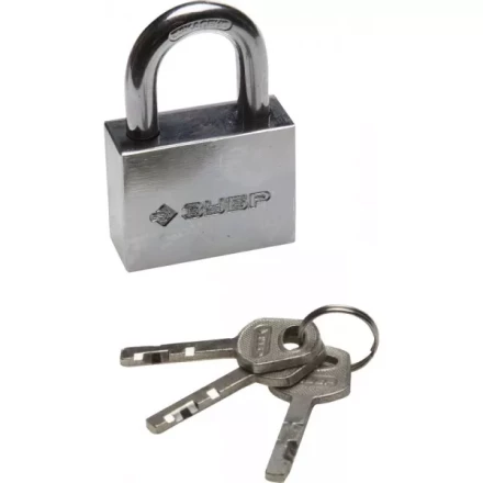 Замок ЗУБР &quot;МАСТЕР&quot; навесной, стальной корпус, закаленная дужка, 50мм 3710-50_z01 купить в Ижевске