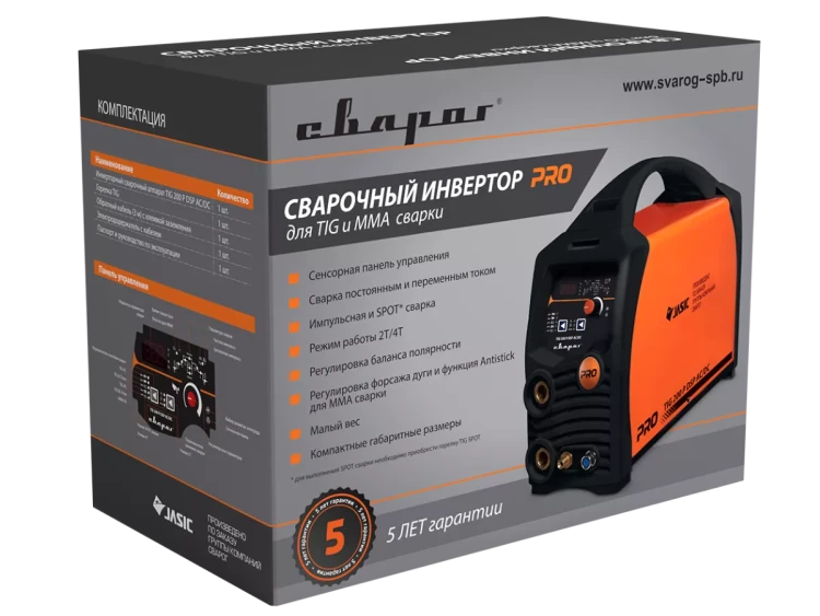 Сварочный инвертор Сварог PRO TIG 200 P DSP AC/DC (E201) купить в Ижевске