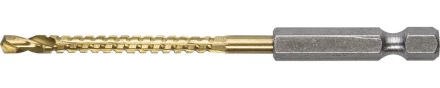ЗУБР. Сверло фрезеровальное по дереву и тонкому листовому металлу, шестигранный хвостовик 1/4&quot;, 4х75мм 29966-04 купить в Ижевске
