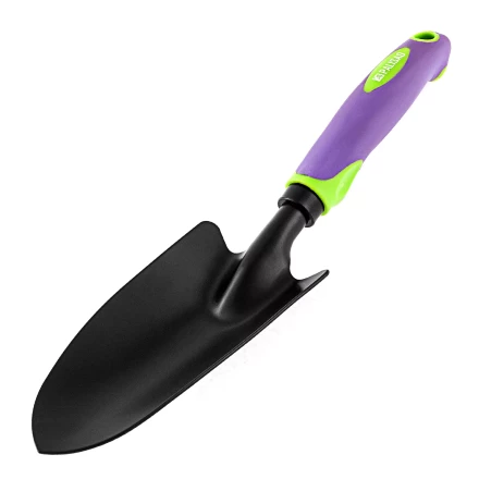 Совок посадочный широкий, 85х335 мм, стальной, обрезиненная эргономичная рукоятка, LSR1, Palisad 62060 купить в Ижевске