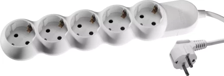 Удлинитель ЗУБР &quot;МАСТЕР&quot; электрический, ПВС сечение 1кв мм, заземл, 5 гнезд, макс мощн 3500Вт, 5м 55058-5 купить в Ижевске