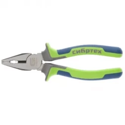 Плоскогубцы комбинированные 160 мм фосфатирование трехкомпонентные рукоятки СИБРТЕХ 17053