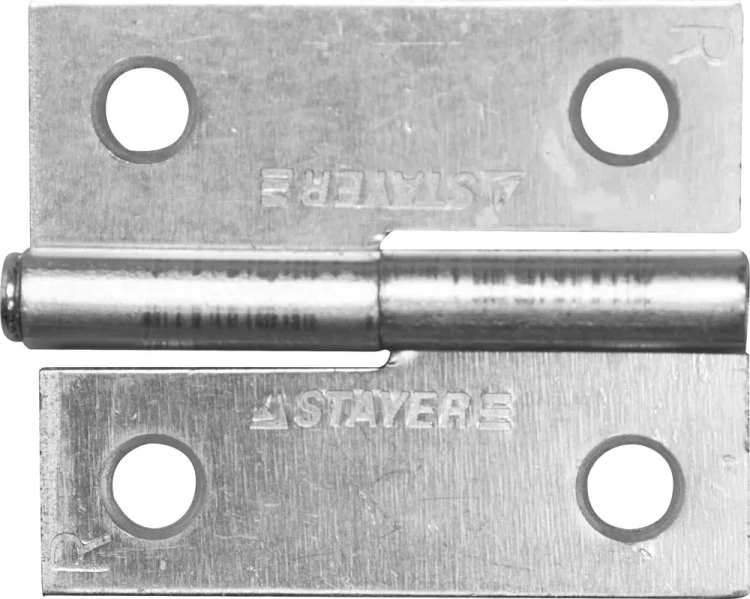 Петля дверная STAYER "MASTER" разъемная, цвет белый цинк, правая, 50мм 37613-50-1R купить в Ижевске