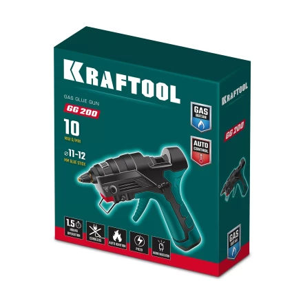 KRAFTOOL  GG-200, 11 мм 200°C, термоклеящий газовый пистолет 55524 купить в Ижевске