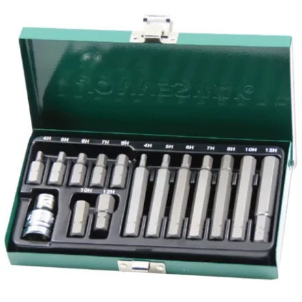 Набор вставок-бит шестигранных 30-75мм  4-12мм 15 предметов Jonnesway S29H4115S 47396 купить в Ижевске