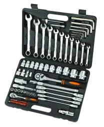 Набор инструментов Кратон TS-06 1/2 и 1/4 76 пр 2 28 09 006