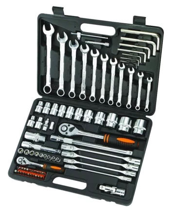 Набор инструментов Кратон TS-06 1/2 и 1/4  76 пр 2 28 09 006 купить в Ижевске