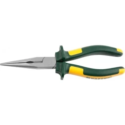 Тонкогубцы KRAFTOOL"KRAFT-MAX",Cr-Mo,маслобензост двухкомп рукоятки,шарнирное соединение с повыш износост,200мм 22011-3-20