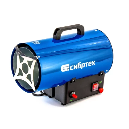 Газовая тепловая пушка СТГ-10, 10 кВт, 300 м3/ч, пропан-бутан Сибртех 96451 купить в Ижевске