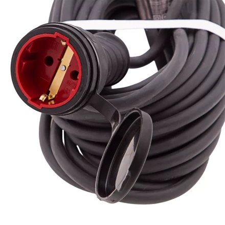 Удлинитель силовой 10 м, 16 А, тип УХз16, КГ 3 x 2.5 мм, 1 розетка, Россия Сибртех 95895 купить в Ижевске