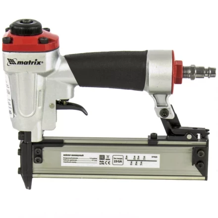 Нейлер финишный (шпилькозабивной пистолет) пневматический гвоздь 23GA диаметр 0,64мм  длина 10-30мм MATRIX 57425 купить в Ижевске