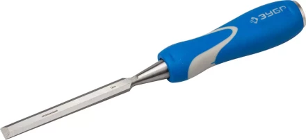 Стамеска ЗУБР &quot;ЭКСПЕРТ&quot; с ударопрочной двухкомпонетной ручкой и стальным затыльником для ударных работ, 12мм 18097-12 купить в Ижевске