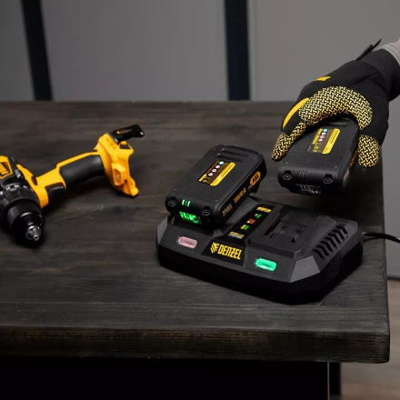 Устройство зарядное для аккумуляторов Denzel IBC-18-3.0-2, Li-Ion, 18В, 3.0 А, для двух батарей 28454 купить в Ижевске