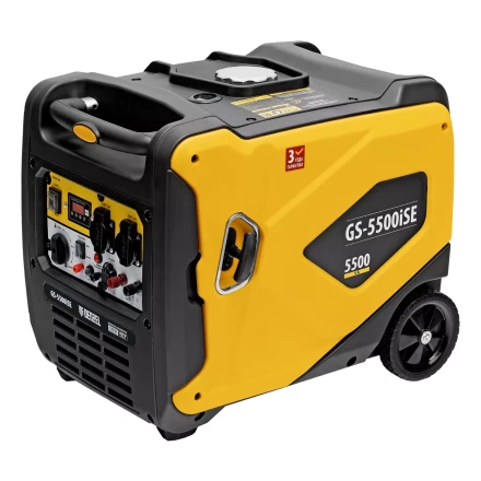 Генератор инверторный Denzel GS-5500iSE, 5,5 кВт, 230 В, закрытый корпус,электростартер купить в Ижевске