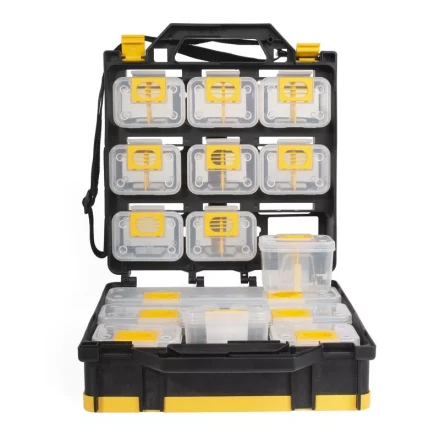 Кейс-органайзер двусторонний с 15 модулями К-01, серия «ПРОФИ» КВТ купить в Ижевске