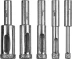 Набор ЗУБР &quot;ПРОФЕССИОНАЛ&quot;: Алмазные трубчатые сверла по керамике с кондуктором, гальваника, зерно 60, d=4/6/8/10/12мм, 6шт 29851-H6 купить в Ижевске