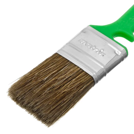 Кисть флейцевая для работ по дереву, 35х10 мм, смешанная щетина, пластиковая рукоятка// MTX 833729 купить в Ижевске