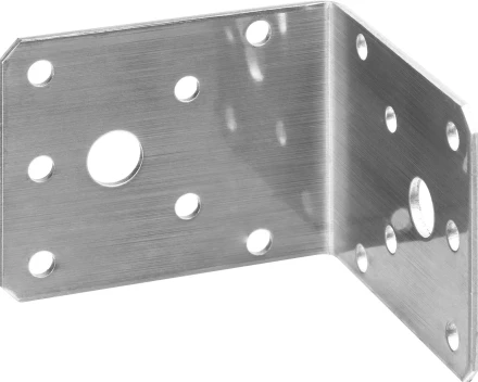 ЗУБР НКУ-2.0, 55 x 70 x 70 x 2 мм, нержавеющий крепежный уголок, Профессионал (310526-55) купить в Ижевске