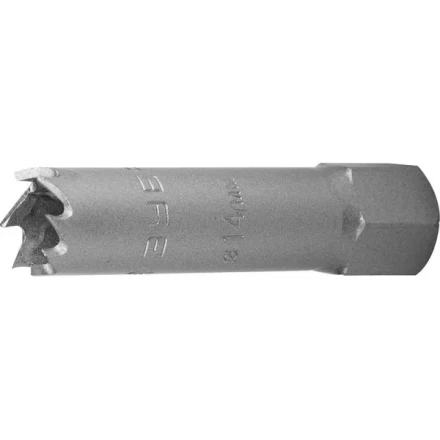 Коронка ЗУБР &quot;ЭКСПЕРТ&quot; биметаллическая, быстрорежущая сталь, глубина сверления до 38мм, d-14мм 29531-014_z01 купить в Ижевске