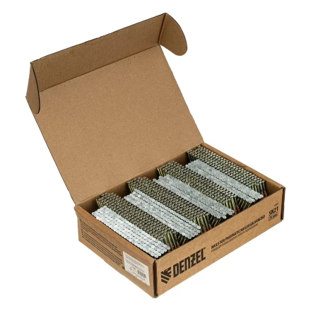 Гвозди для пнев. нейлера (оцинк.), длина - 75 мм, диам. - 3,05 мм, 2000 шт. Denzel 57687 купить в Ижевске