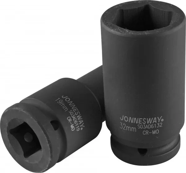 Головка ударная шестигранная 3/4" М36 удлиненная S03AD6136 Jonnesway 47562 купить в Ижевске