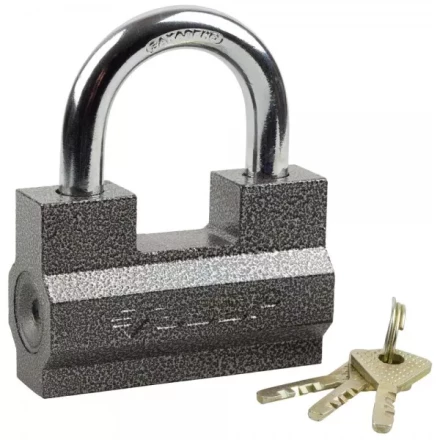 Замок ЗУБР &quot;МАСТЕР&quot; навесной, повышенной защищенности, дисковый механизм секрета, ключ 7 &quot;пинов, 85х55мм 37201-7_z01 купить в Ижевске