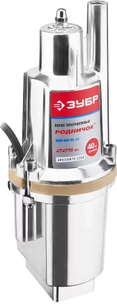 Насос ЗУБР &quot;Родничок&quot; вибрационный, погружной, для чистой воды, 18 л/мин, напор 60м, шнур 40м, 225Вт ЗНВП-300-40_М2_Х купить в Ижевске