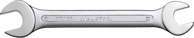 Ключи гаечные рожковые KRAFTOOL EXPERT, Cr-V, DIN 3110 27033-19-22 купить в Ижевске