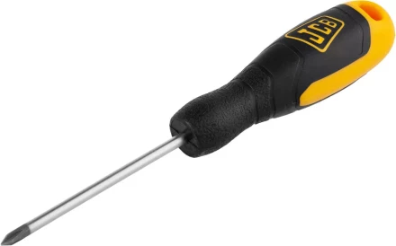 Отвертка JCB, хромомолибденовая сталь S2, двухкомпонентная рукоятка, магнитный наконечник, PH №0х75мм JSD002 купить в Ижевске