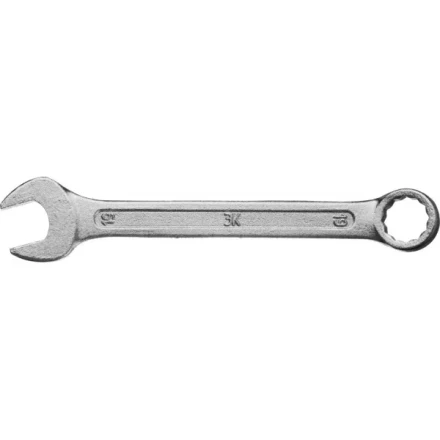Ключ комбинированный гаечный ЗУБР &quot;СТАНДАРТ&quot;, оцинкованный, 19мм 27112-19 купить в Ижевске
