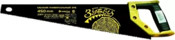 Ножовка по дереву "Зубец" 350 мм 7-8 TPI зуб 2D кал.зуб защ. покр. 2-х комп. рук-ка Сибртех 23809
