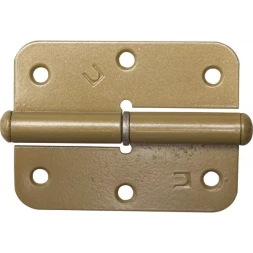 Петля накладная стальная "ПН-85", цвет золотой металлик, правая, 85мм 37643-85R