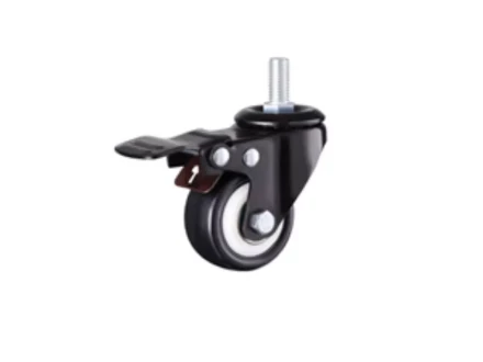 Колесо мебельное поворотное SCZTB 25 50 мм с болтом и тормозом 1027261 купить в Ижевске