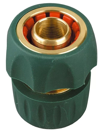 Соединитель RACO &quot;Profi-Plus&quot; (шланг-насадка), латунный с покрытием TPR, с автостопом, 3/4&quot; 4244-55106B купить в Ижевске