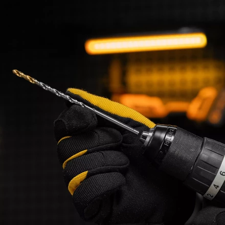 Сверло спиральное по металлу Denzel  4,5 х 126 мм, Р6М5, Golden Tip, удлиненное, 718252 купить в Ижевске