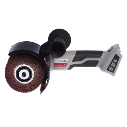 Щеточная шлифовальная машина с бесщеточным (вентильным) двигателем ИНТЕРСКОЛ ШМ-110/18ВЭ аккумуляторная Li-ion АПИ (картон, без аккум. и ЗУ) купить в Ижевске