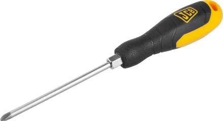 Отвертка JCB, хромомолибденовая сталь S2, двухкомпонентная рукоятка, магнитный наконечник, PH №2х125мм JSD004 купить в Ижевске